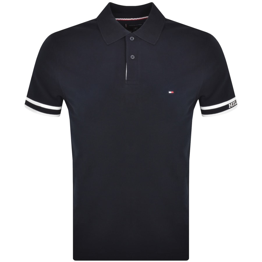 Tommy Hilfiger Slim Fit Polo T Shirt Navy
